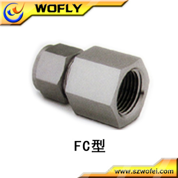 Conexões de alta pressão China conectores de tubo de alumínio